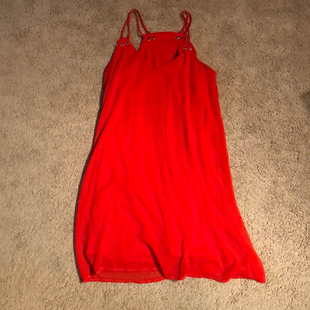 Orange sundress